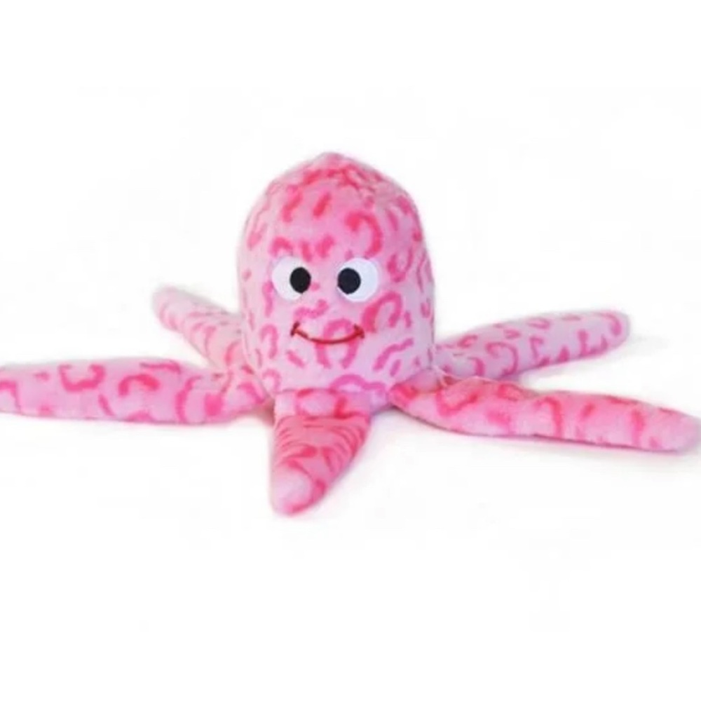 Zippy Paws - Floppy Jelly Fish New with Squeaker Soft Dog Toy